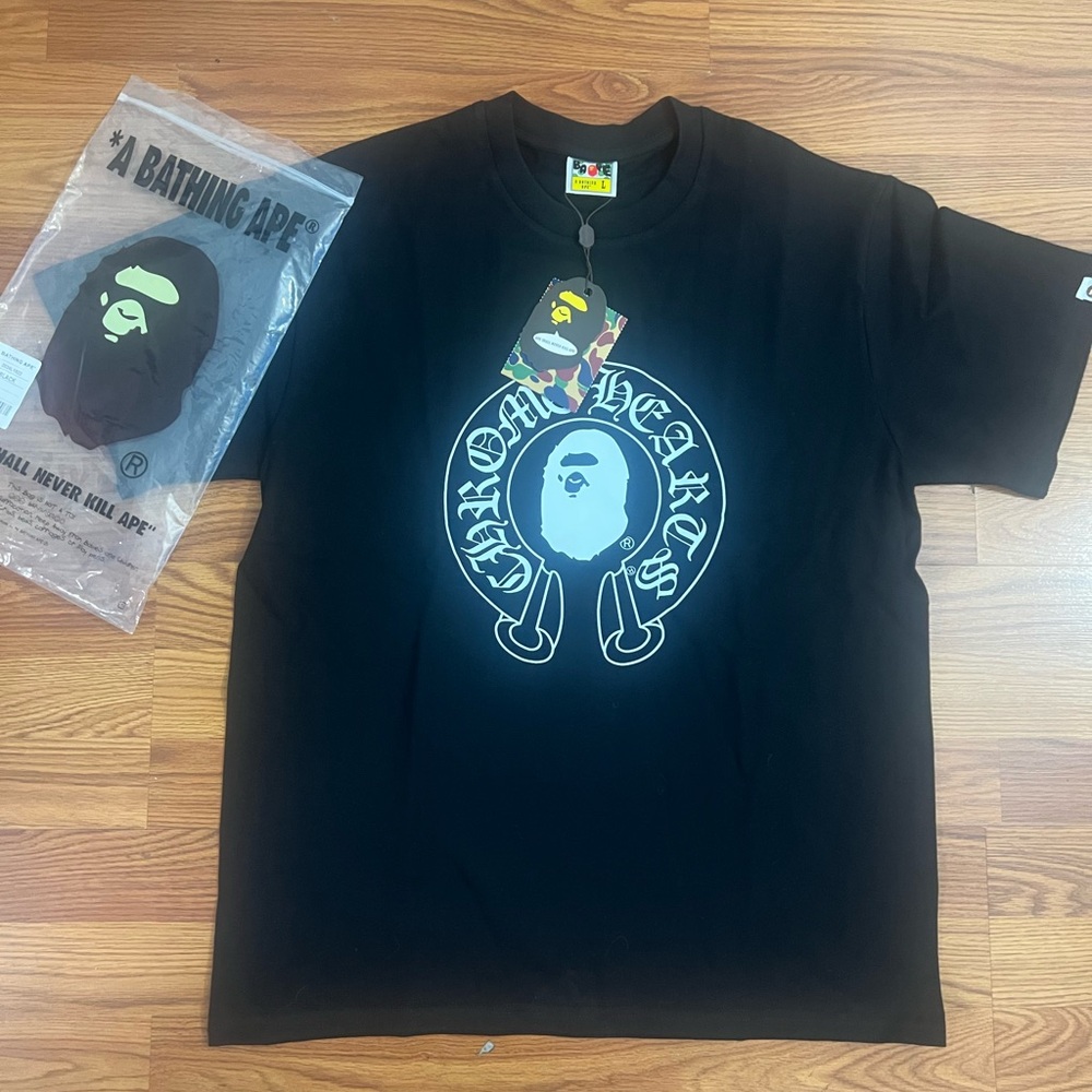 Chrome Hearts Black Graphic Tee text me for more info